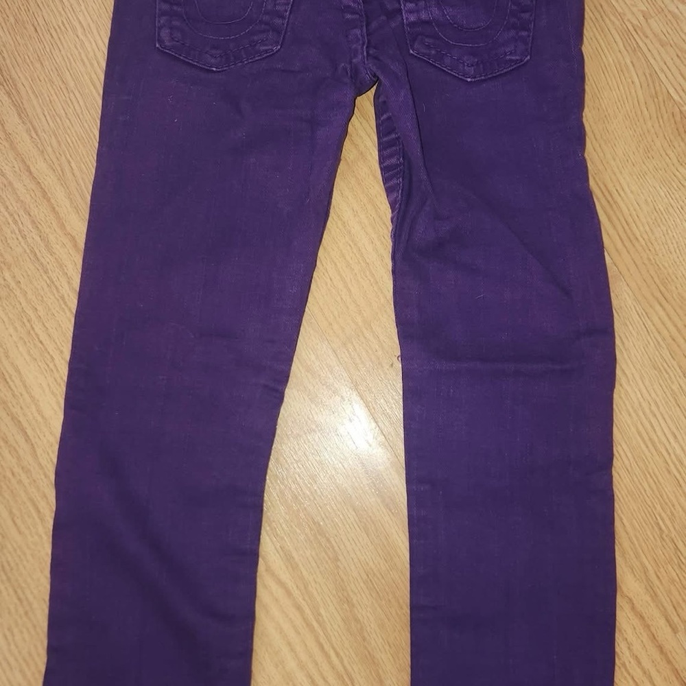 True Religion Purple Slim-Fit Jeans